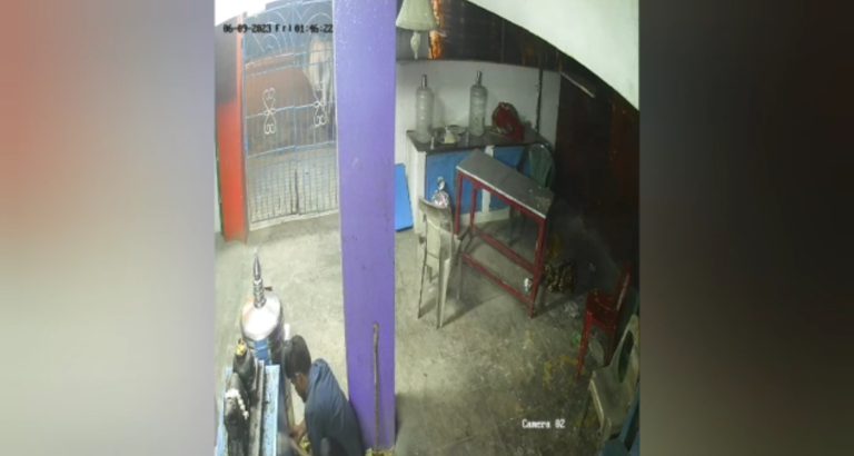 சிசிடிவி இருந்தும் கோயிலில் கொள்ளை முயற்சி